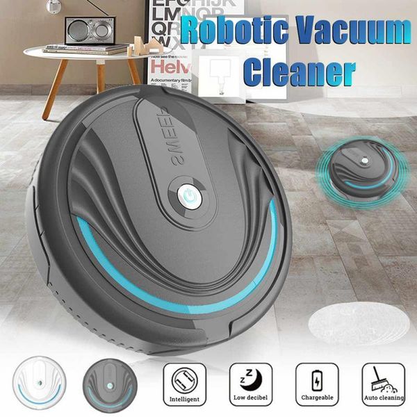 

3-in-1 multifunctional auto smart robot floor cleaner rechargeable sweeping vacuum cleaner strong suction home clean