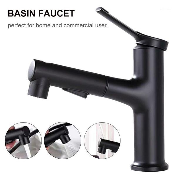 

bathroom sink faucets brass multifunctional modern toilet el pull out kitchen basin faucet single handle tap and cold water home1