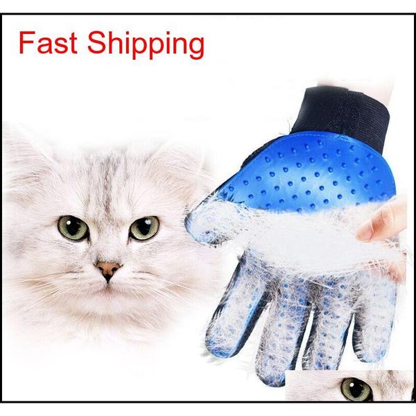 

pet dog cat grooming cleaning brush gloves effective deshedding back massage rabbit animal bathing hair remova qylrzm bde_luck