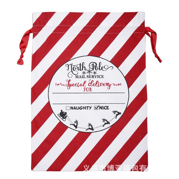 

xmas large christmas stockings bag sacks hessian santa gift sack decoration bag candy present storage drawstring bag
