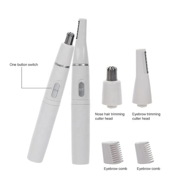 

new product painless comfort nose trimmer multifunctional electric eyebrow trimmer two-in-one shaving cutter nose hair trimmer