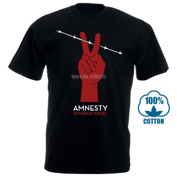 

printed t shirt 2020 fashion brand design amnesty international men tshirts cotton o neck sport hooded sweatshirt hoodie