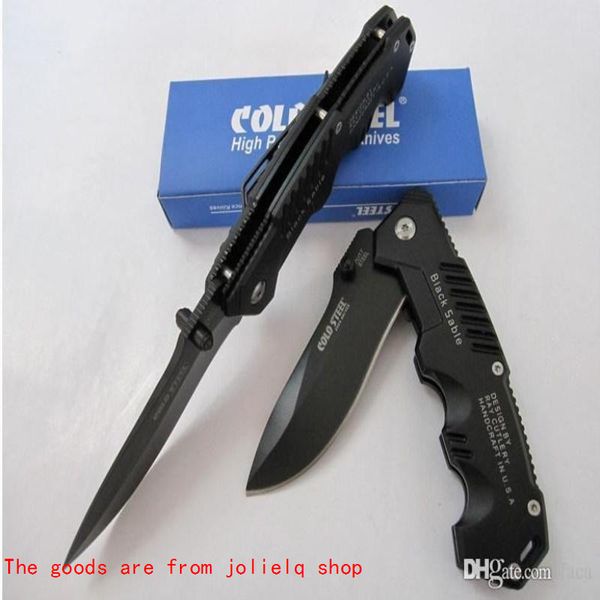

tactical pocket steel new hy217-3 folding cold knife outdoor camping survival knives 7cr17 57hrc blade 6pcs hipping mim++ qynf