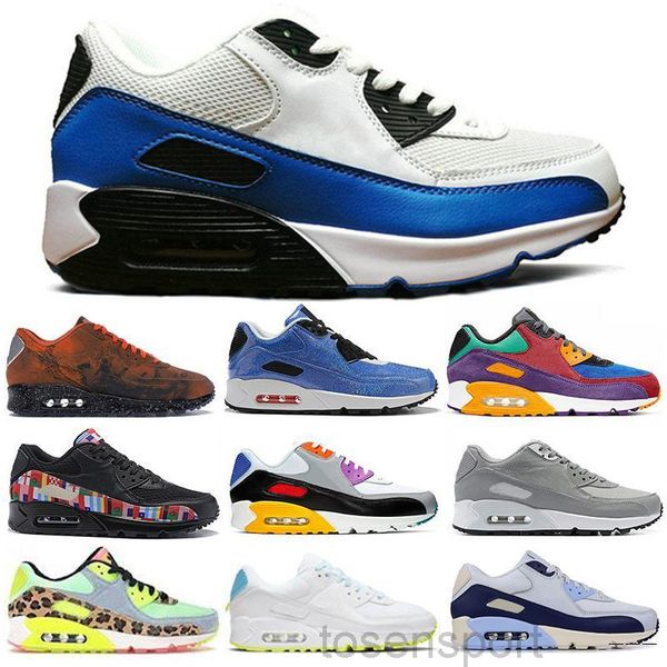 

90 casual shoes womens chaussures usa white green ultramarine cool grey barely rose 90s mens trainers outdoor sports sneakers size 6u-q, Black