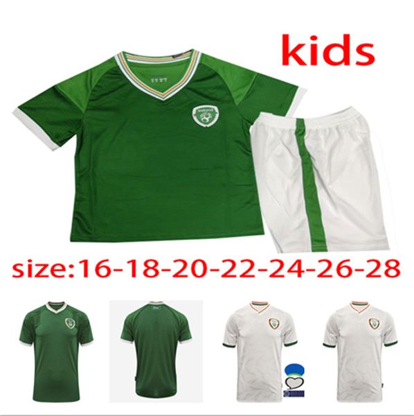 

20 21 irish football jersey 2020 2021 republic of ireland national team home and away custom + children's kit, Black;yellow