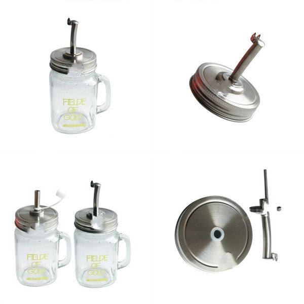 

70mm oil pot bottle caps stainless steel mason jar lids silicone shim kitchen tool leak prevention eco friendly 5 2yt uu