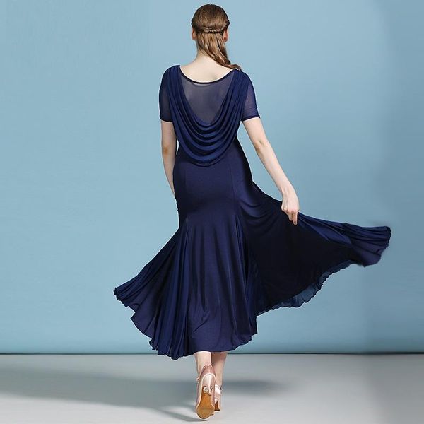 

stage wear women modern dance costumes foxtrot dress tango costume waltz latin ballroom rumba dresses, Black;red