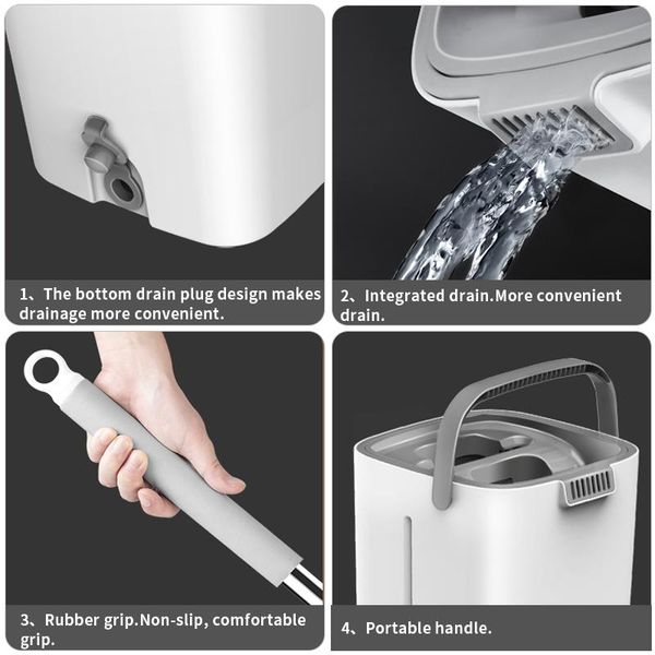 

2020 новая магия очистки швабры с bucketdrop shipping free hand squeeze плоский mophome кухня clean tool jlluis mx_home