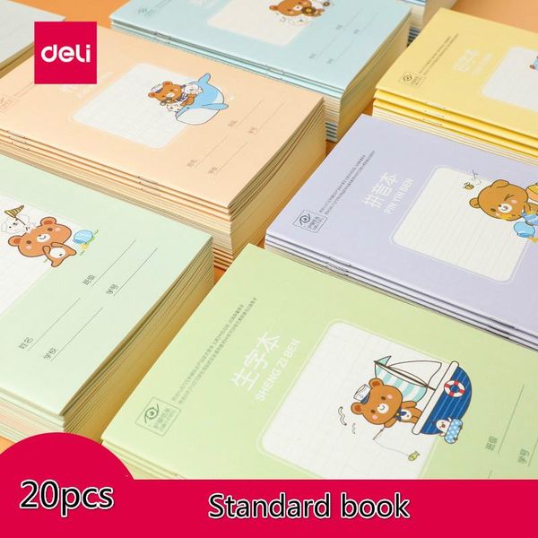 

20pcs chinese writing book english standard students thickened workbook school exercise book pinyin make text exercise, Purple;pink