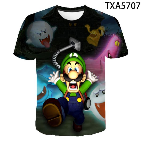 

boy girl luigis mansion cool 3d print shirts graphic horror hentai men clothing