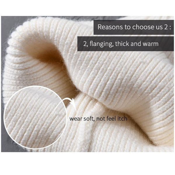 

children big fur pom pom hat winter kids girls boys wool kintted warm hat baby knitted beanie ha jllrfd