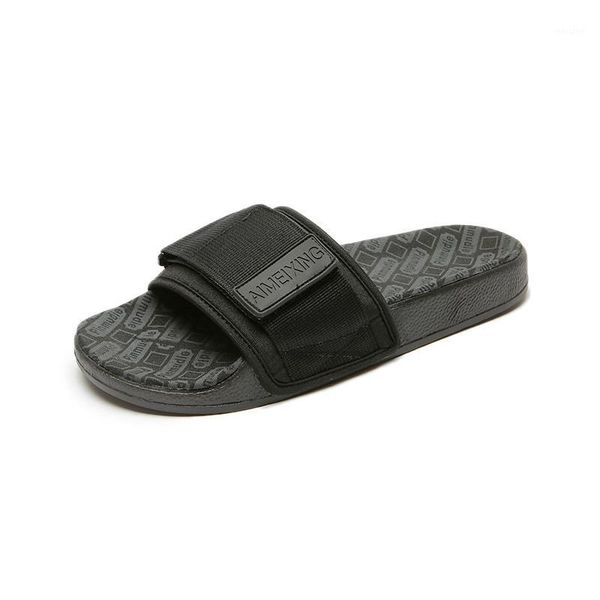

slippers summer men slides slide home indoor shoes house beach outside slipers slipper sleepers soft big size 44 45 461, Black