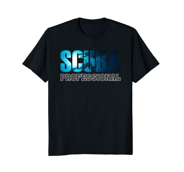 

sport 2019 fashion scuba professional t-shirt, scuba diver tees tee shirt