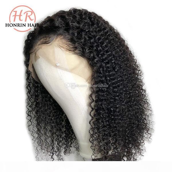 

lace front wig bob curly short kinky curly malaysian virgin human hair soft full lace wig pre plucked hairline 150% density for women, Black;brown