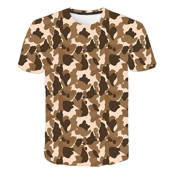 

3d camouflage army green blue camouflage summer hunting 3d print shirts graphic hippie horror men clothing