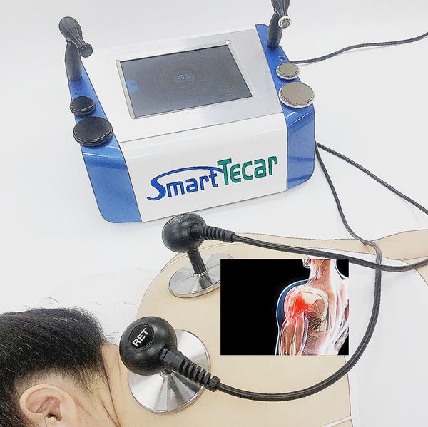 Gadget per la Salute Macchina per Diatermia Tecar Terapia RET CET RF Apparecchiature per la Sollievo dal Dolore Corporeo per Cliniche Ospedaliere e Uso Sportivo