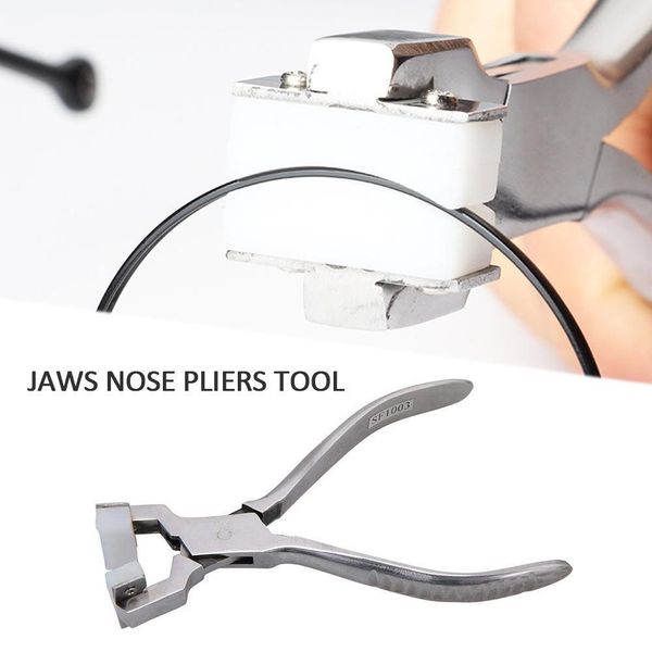 Novos alicates curvos óculos manutenção ferramenta de metal espetáculo-quadro jóias reparar alicates ferramenta # 40 y200321