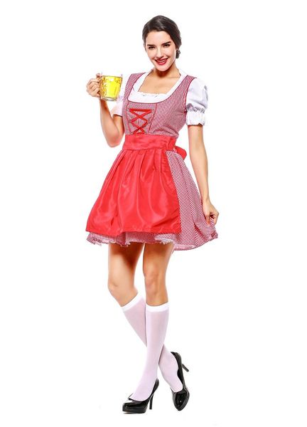 

короткие рукава женщины октоберфест косплей костюмы карнавальные beergirl эпикировка ночной клуб maid cos uniform sexy beer girl99, Black