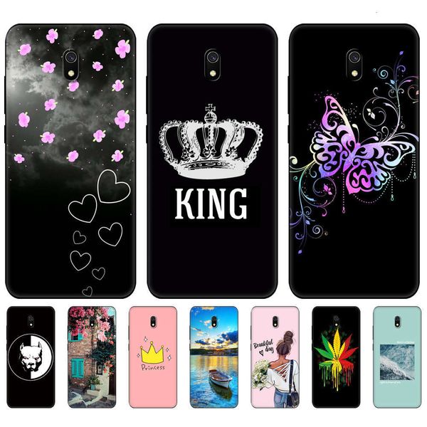 

redmi 8a soft silicone back sheath, tpu black sheathvfe1