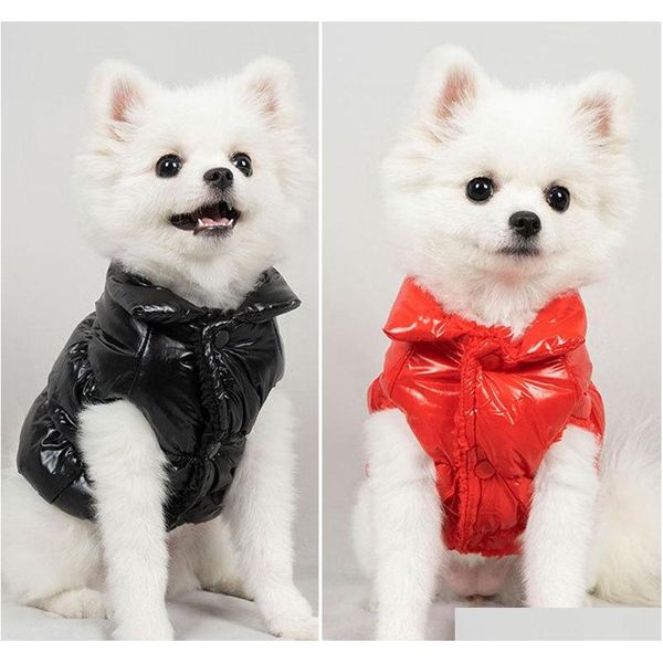 

designer pet dog clothes shiny lamb down jacket two-legged clothes french bulldog corgi winter clothes warm fashion winter coat eazsy