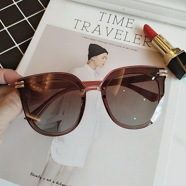 

sunglasses 2021 fashion female polarized retro women's plastic glasses, White;black