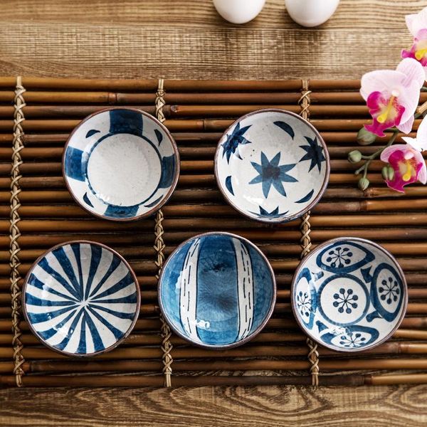 

dishes & plates 1pc japanese-style glazed ceramic saucer sauce dish kitchen creative dessert sushi plate