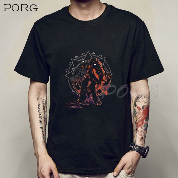 

scar the lion printed men's oversized harajuku gothic vintage black men's clothing % graphic sport hooded sweatshirt hoodie men t