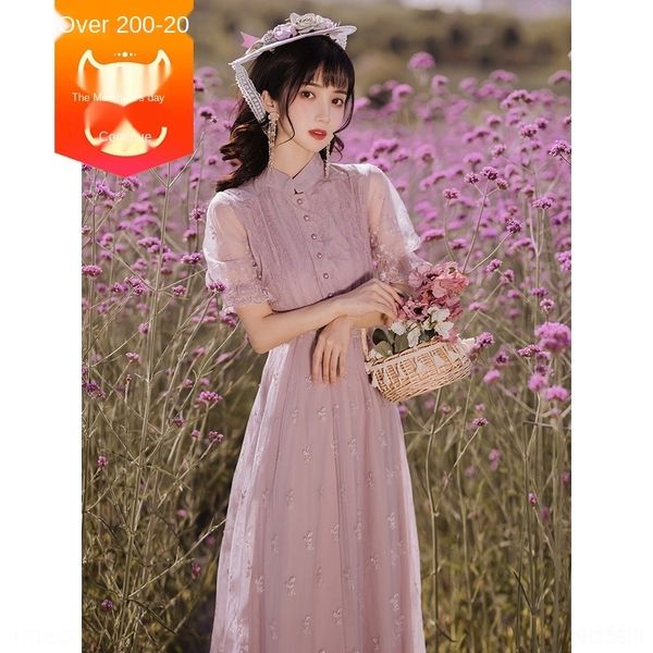 

s6aq1 fairy om0wh for skirt women's embroidered skirts girls orange dress fairy dress embroidery french, Black;gray