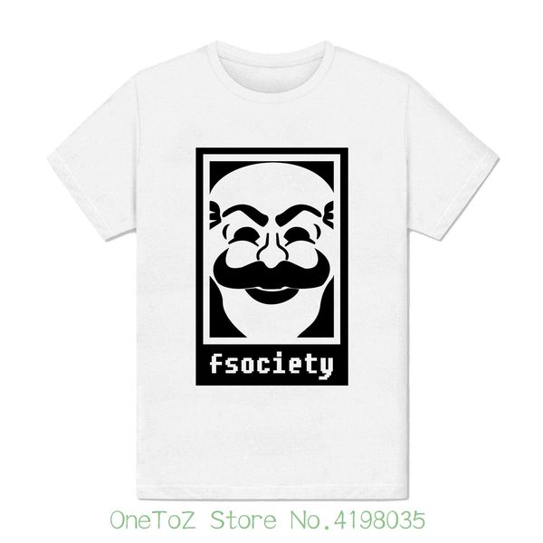 

футболка homme blanc mr robot серия tv fsociety эллиот андерсон hacker персонализированный футболка на заказ футболка спортивная с капюшоном