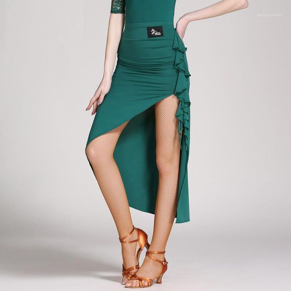 

stage wear women ladies latin dance skirt1, Black;red