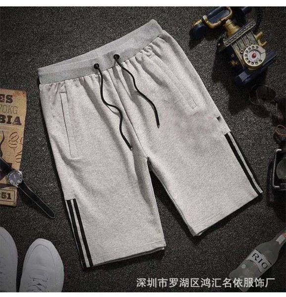 

and leisure clothing capris sports pants knitted men's shorts running, White;black