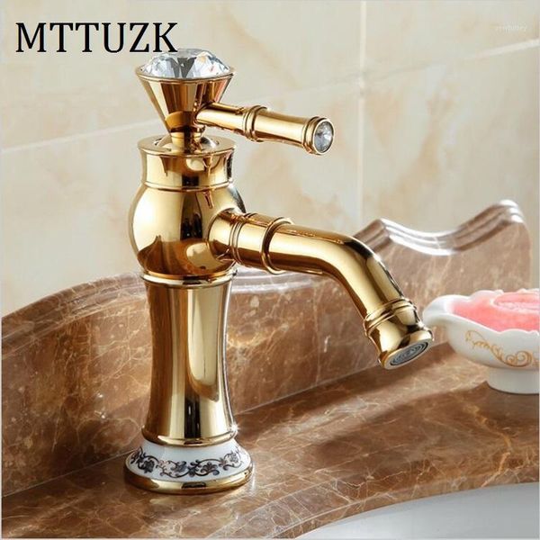 

bathroom sink faucets gold deck mounted single handle counter basin faucet antique brass and cold water mixer taps orb faucet1