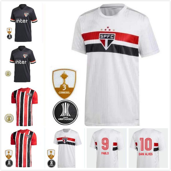 

человек женщина для детей kit kit dani alves pato 20 21 сан-паулу джерси третий выезд черный красный футбол 2020 2021 hernanes club home hom, Black;yellow