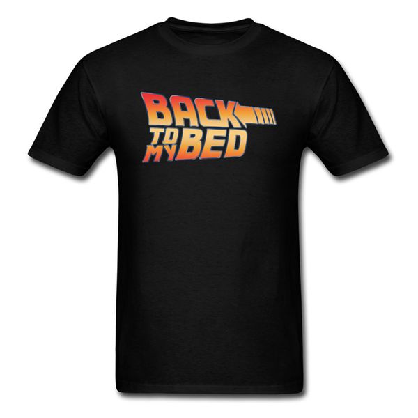 

sport design youth t-shirts letter title headline back to my bed fall sweatshirts o-neck drop shipping father's t shirt oversized