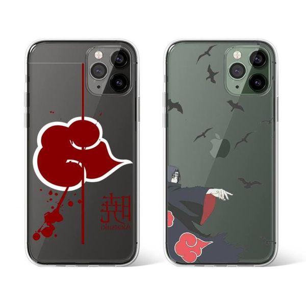 

transparent case with cartoon naruto sakashi, for def 11, 12, mini pro, xs, max, 8, 7 plus, x, xryh