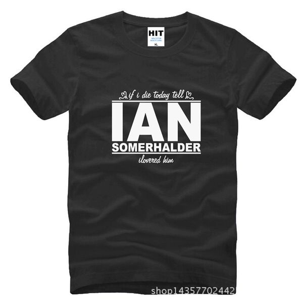 

дневники вампира йен сомерхолдер printed футболка футболка мода 2015 новый tshirt tee camisetas hombre спорт толстовка с капюшоном толстовка