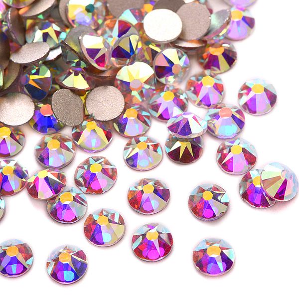 Tam Boyutları Mükemmel En Kaliteli Kristal Tırnak Rhinestone Flatback Olmayan Sıcak Fix Rhinestones 2088 Stil 16 Kesim Fasets Y3623