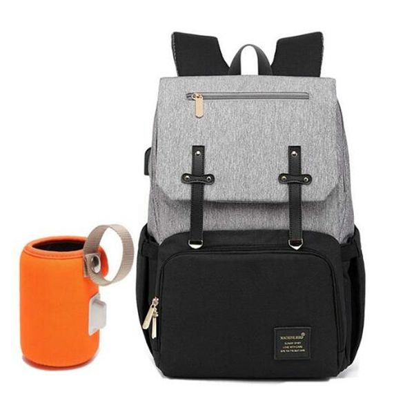 

diaper bag mummy daddy backpack baby stroller bag waterproof oxford handbag nursing nappy bag kits usb rechargeable holder 201120