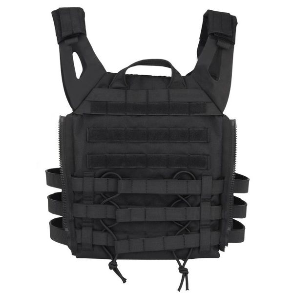 

тактический бронежилет jpc molle plate carrier vest оборудование army охотничий жилет открытый пейнтбол cs wargame, Camo;black
