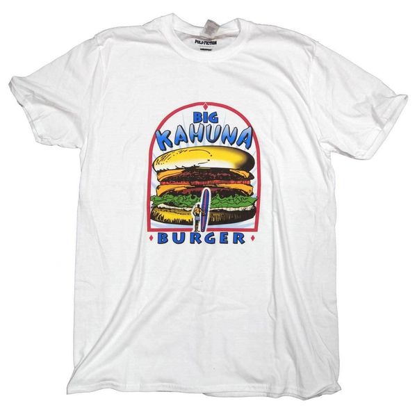 

pulp fiction футболка big kahuna burger 100% официально лицензировано спорт тарантино фильм толстовка с капюшоном толстовка