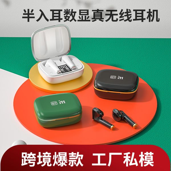 

iqd30 half-in-ear bluetooth беспроводная гарнитура односпальные двойные tws работает спортивный тип мини-гарнитуры источника завод