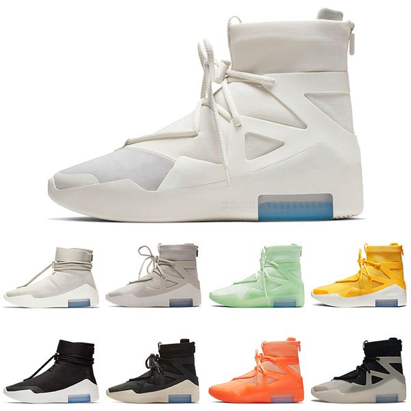 

2020 luxurys designers shoes fashion men women chaussures fog fear of god string oatmeal frosted spruce mens trainers casual sneakers