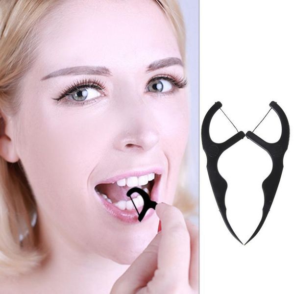 

fawn mum 50pcs bamboo charcoal dental floss teeth toothpicks stick oral care tooth clean bla jllbpz