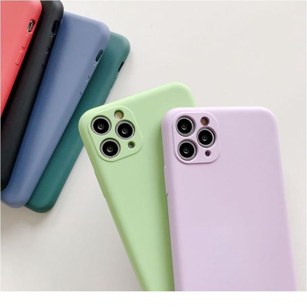 

case for iphone 11 pro x xr xs max 7 8 6 6s plus se2 liquid sile skin feel soft camera pr jlleix