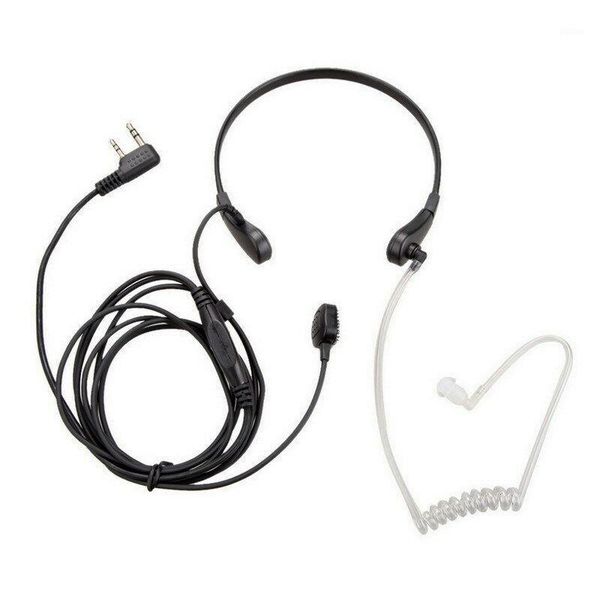 

throat microphone vibration headset earpiece for two way radio baofeng uv-5r uv-82 uv-b6 bf-888s walkie talkie earphone1