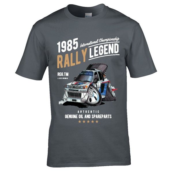 

rally legend 1985 motif and licensed retro pug 205 group b rally vintage car image gift grey men sport hooded sweatshirt hoodie t shirt