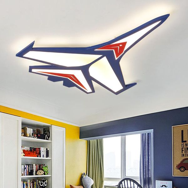 

modern led ceiling lights cartoon plane surface mounted ceiling lamp for bedroom children kid's room home decor light fixtures