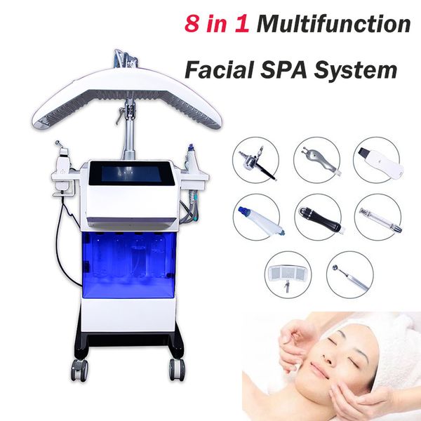 HydradermAbrasion Microdermoabrasão Profissional Oxgênio Máquina Facial Rejuvenescimento Tratamento Pele Apertação Anti-Envelhecimento Ultrassom Hydra Salão Uso