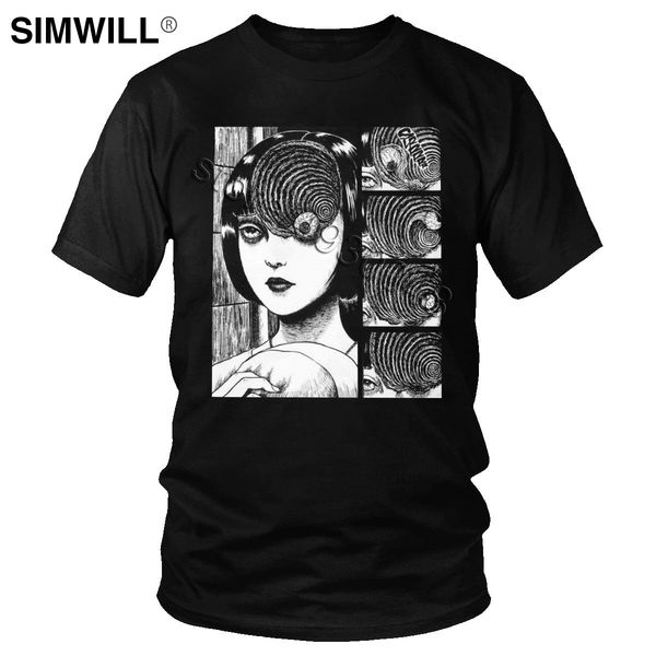 

harajuku uzumaki junji ito japanese horror manga tomie short sleeve summer designer tee gift sport hooded sweatshirt hoodie men t shirt