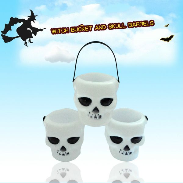 

призрак фестиваль dropshipping хэллоуин дом с привидениями характер платье вверх реквизита сое портативный череп черный колдун горшок медици